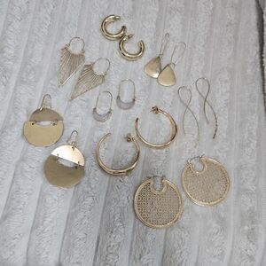 Gold Earrings Bundle